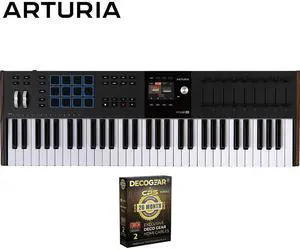 Arturia Mk3 61-Key USB MIDI Controller Keyboard Black with 26 Month Protection