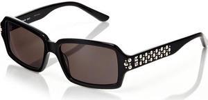 Sonia Rykiel Black Frame with Grey Lenses and Studded Detail Sunglasses