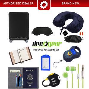 Deco Gear Luggage Accessory Kit - 10 Piece Ultimate Travel Bundle - 10PCLAK