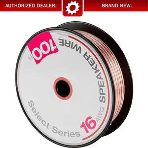 Deco Gear 100ft long 16 AWG Speaker Wire
