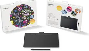 Wacom Intuos Creative Pen Tablet with Bluetooth - Medium, Black