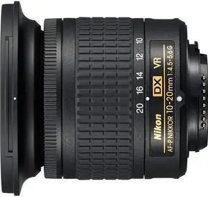 Nikon AF-P DX NIKKOR 10-20mm f/4.5-5.6G VR Lens (20067)