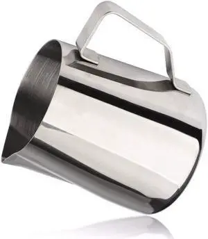 Deco Gear Stainless Steel Milk Frothing Pitcher (12 oz.) with Measurement Markings