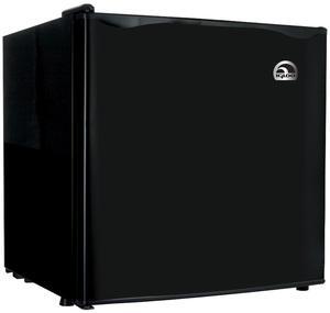 RCA 1.6 Cubic Foot Compact Mini Bar Office Dorm Refrigerator Freezer Black - FR100I