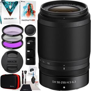Nikon NIKKOR Z DX 50-250mm f/4.5-6.3 VR Telephoto Zoom Lens for Z Mount Cameras Bundle