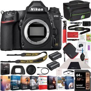 Nikon D780 Full Frame DSLR Digital SLR 4K FX Format Camera Body Bundle + Software Kit