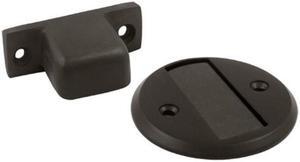 Deltana MDHF25U10B Magnetic Door Holder Flush 2.5 in. Diameter, Oil Rubbed Bronze - Solid Brass - 10 Case