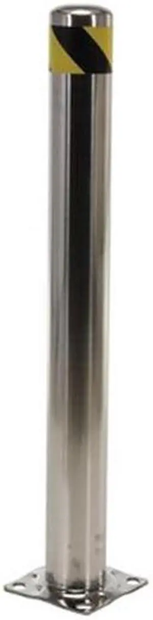 Vestil BOL-SS-36-4.5 Stainless Steel Pipe Safety Bollard, 36 x 4.5 in.