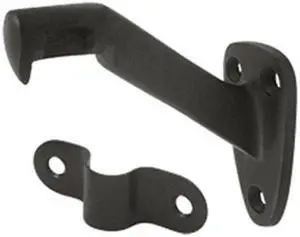 Deltana HRB325U10B 3.31 in. Projection Hand Rail Brackets, Oil Rubbed Bronze - Solid