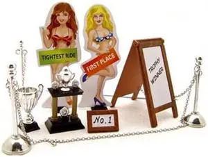 Kinsfun SB1002 Car Show Trophy Set for 1-24 Scale Model Cars