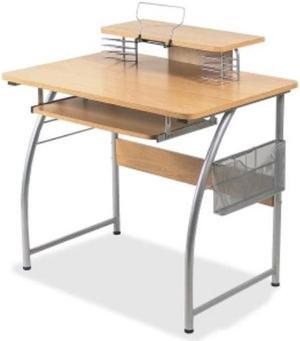 Lorell Upper Shelf Laminate Computer Desk
