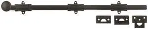 Deltana 18SB10B 18 in. Heavy Duty Surface Bolt, Oil Rubbed Bronze - Solid