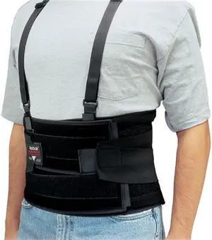 ALLEGRO INDUSTRIES 7115-03 Back Support,Nylon,Large