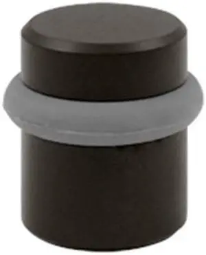 Deltana UFB4505U10B 1.5 in. Round Universal Floor Bumper, Oil Rubbed Bronze - Solid Brass - 20 Case