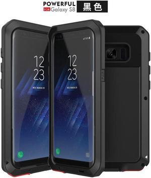 For Samsung Galaxy S8 Case Luxury Doom Armor Dirt Shock Metal Phone Cases For Samsung Galaxy S8 Case(Black)