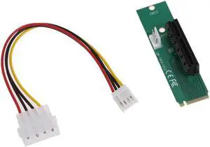 M.2 SSD To PCI-E PCIE PCI Express 4X Riser Card Converter Adapter Card Support 82 * 22 mm