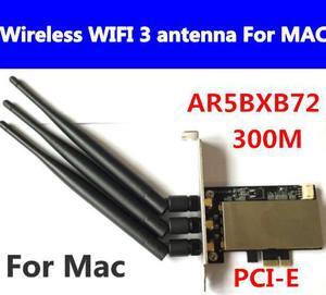 1pcs MACPRO AR5BXB72 PCI-E Airport Extreme Dual frequency Wireless WIFI Card 3 antenna For All Mac Pro 2006-2012