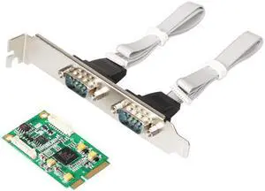 MINI PCI-E to 2 port RS422/485 industrial serial port card MINI PCIE TO 422 IO-mPCE352A-2S