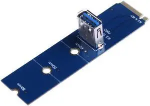 NGFF M.2 to USB 3.0 Transfer Card M2 to USB3.0 Adapter for PCI-E Riser Card For Bitcoin Litecoin ETH Miner Mining