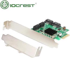 SATA III 4-port PCI-e Version 2, x2 Slot Controller Card with low profile bracket