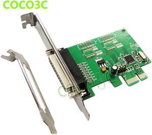 MosChip MCS9901 PCI-e 1 Parallel IEEE 1284 Controller card PCI express to DB25 printer LPT port Expension adapter