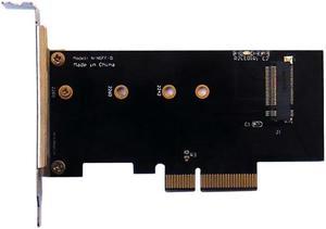 Half hight chassis panel adapter Card to PCI-E x4 for M.2 NGFF SSD XP941 SM951 M6E MZHPV128HDGM MZHPV256HDGL MZHPV512HDGL SSD