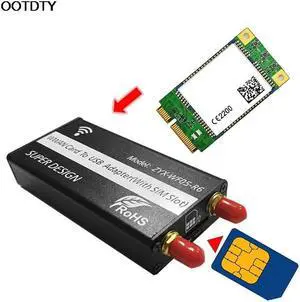 PCI-E Mini PCI-Express to USB Adapter With SIM Card Slot for WWAN/LTE Module