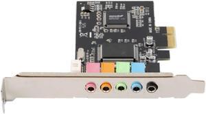 PCI-E x1 CMI8738 Chipset Audio Digital Sound Card Solid capacitors PCI-e sound card 5.1
