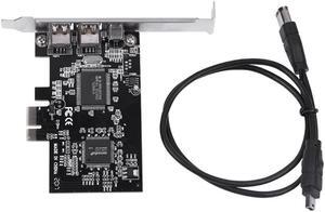 PCI-E PCI Express FireWire 1394a IEEE 1394 Controller Card with Firewire Cable Add On Cards firewire controller cards