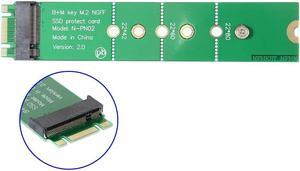 PCI-E 2 Lane M.2 B+M Key NGFF 42mm 60mm 80mm SSD Male to Female Adapter