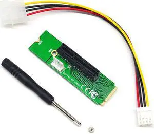 PCI-e 1x/4x card to NGFF M Key Adapter Card NGFF M.2 Key to PCI-E 4 X Extender Converter Card for Bitcoin Mining Devices