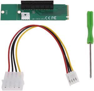 NGFF to PCI-E Riser Card M.2 Port To PCIE Expansion Cards NGFF PCI-E X4 Slot Adapter Card PCI-E 4X Female to NGFF m.2 Riser Card