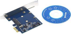 PCI-E PCIe to mSATA SSD + SATA 3.0 Combo Extender Adapter PCI-E to SATAIII Card Worldwide Store Promotion