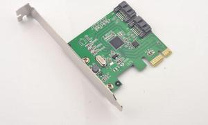 PCI-E to 2 Port SATA III 3.0 RAID Card 88SE9218 Chipset for Marvell NCQ RAID 0 1