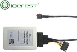 IOCREST U.2 (SFF-8639) To M.2 NVMe PCI-e I/F SSD Adapter HDD with enclosure