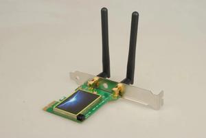 1200Mbps 802.11AC WiFi Adapter Gigabit Ethernet PCI-E PCI Express WiFi+Bluetooth BT 4.0 with 2* 6dBi Antenna 7256