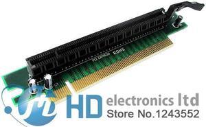 PCI-E PCI Express x16 to x16 90 Degree Right Angle Riser Card For 1U 2U PC