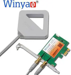 PCE-3168AC Dual Band PCi-Express Desktop WiFi Adapter 3168AC 3168NGW 433Mbps Wireless PCI-E with Bluetooth 4.2 BT 11ac