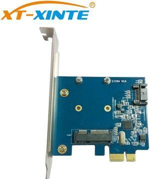 Expansion Card PCI-E SATA 3.0 + MSATA High-Speed Transmission Desktop Dedicated