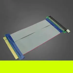PCI-E 16X to 16X Riser Extender Card Adapter PCIe 16X PCI Express Flexible Cable