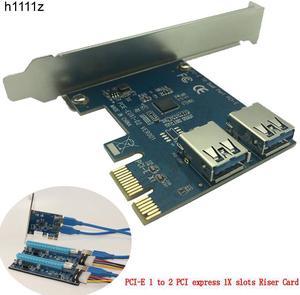 PCI-E 1 turn 2 PCI express 1X slots Riser Card Mini ITX turn external 3 PCI-E slot adapter PCIe Port Multiplier Card