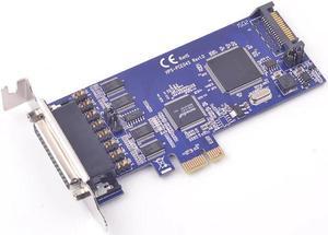 4 Ports RS232 Serial with TTL /5V/12V option PCI-E I/O Card Resettable Fuse Chip SystemBase 16C1054