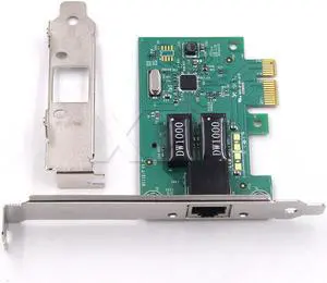 AT 1PCS 1000Mbps Gigabit Ethernet 10/100/1000M RJ-45 PCI Express PCI-E Network Card LAN Adapter Converter High quality