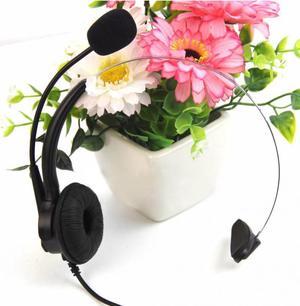 Telephone Call Center Operator Monaural Headphone Customer Service Ordinary Landline Voice Chat Headset