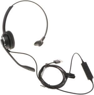 USB Call Center Telephone Headset With Microphone For Landline Office Phones