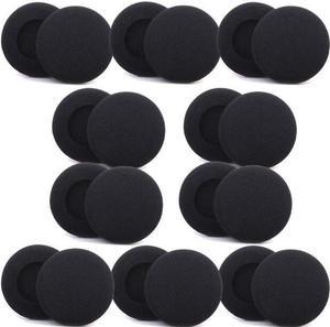 Linhuipad 100pcs 4cm foam sponge ear pad earbud earpads call center headphone sponge ear pad 40mm cushion