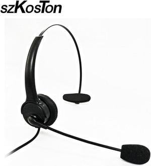 Adjustable Business USB Headset Hands Headphones Rotatable Earphone Call Center Noise Cancelling With Mic For PC Laptop