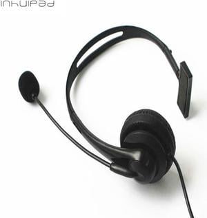 Linhuipad 2.5mm  jack Wired Headset Unilateral earphone for Telephone Call Center Single Ear with Noise Cancelling Microphone