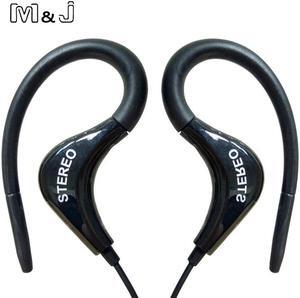 Wholesale 3.5mm Running Sport Wired Earphones Headphone Headset with Mic For iPhone  MP3 MP4 PC High quality Bass