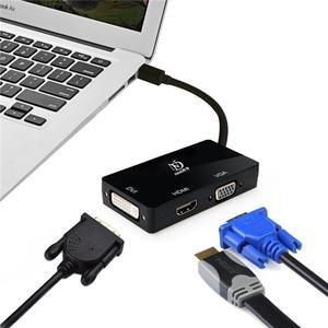 hub mini displayport to hdmi vga dvi Multi-port adapter Converter Cable for  MacBook Air Pro  surface